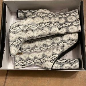 Midnight Lover Boots (Snake Skin Boots)
